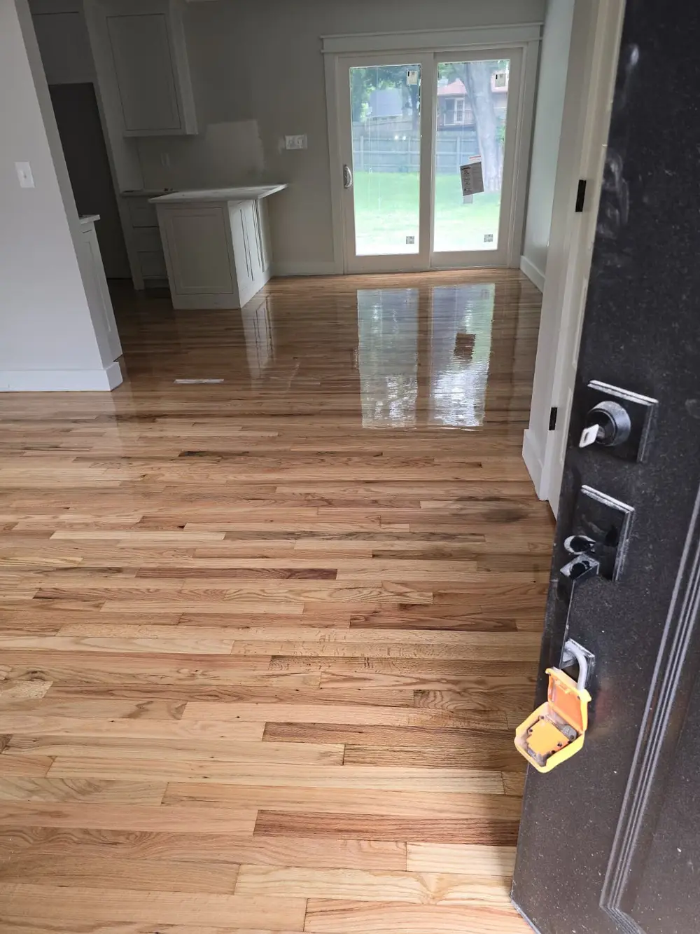 Beautifully refinished hardwood floor