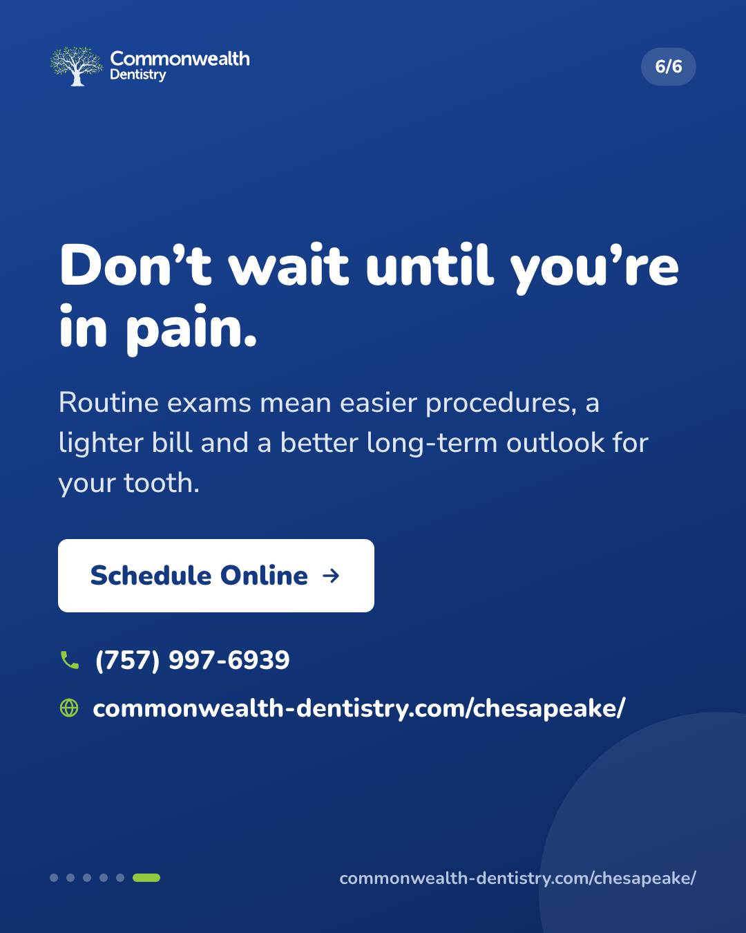 If a Cavity Doesn't Hurt — slide 6 of 6