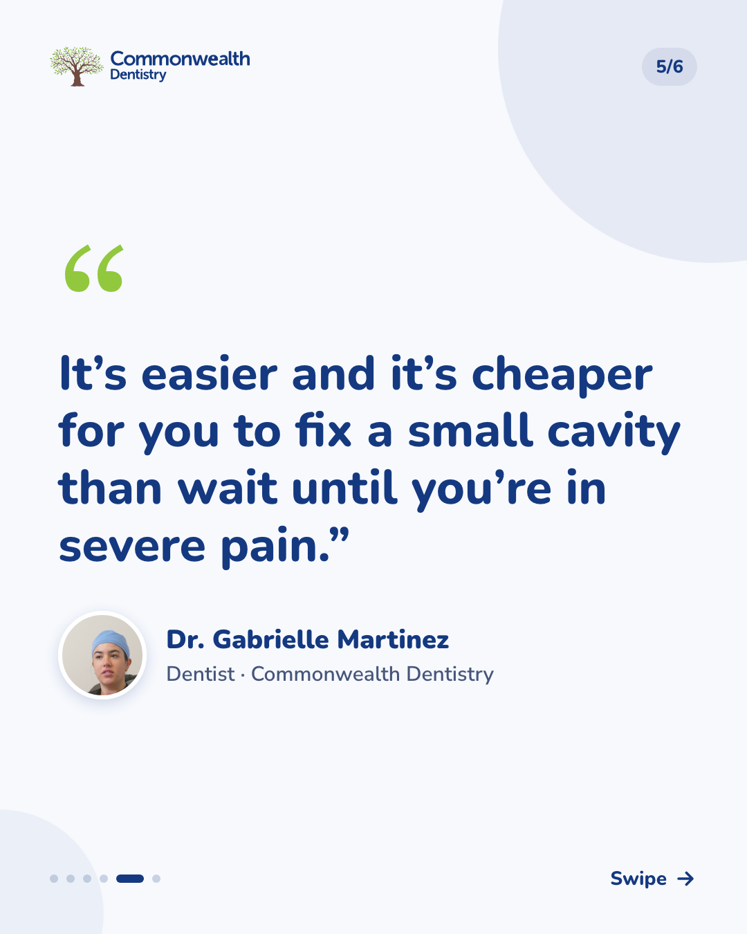 If a Cavity Doesn't Hurt — slide 5 of 6