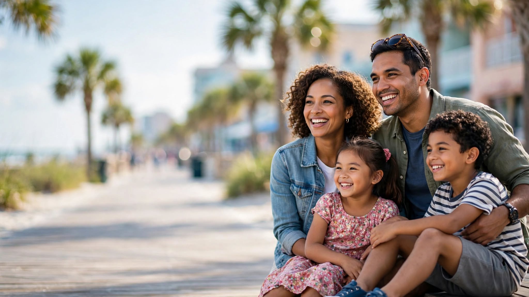 Florida family covered by affordable health insurance