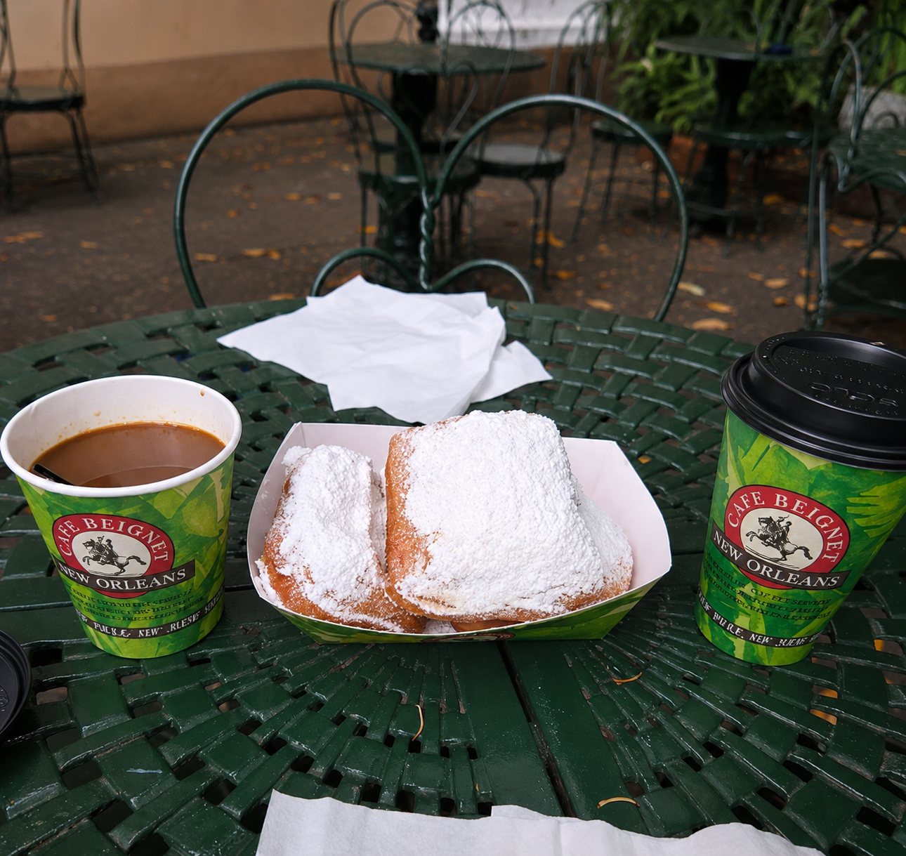 Cafe Beignet Royal Street beignet stop in New Orleans