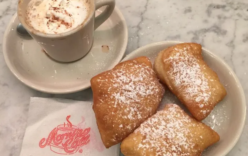 Morning Call Coffee Stand beignet stop in New Orleans