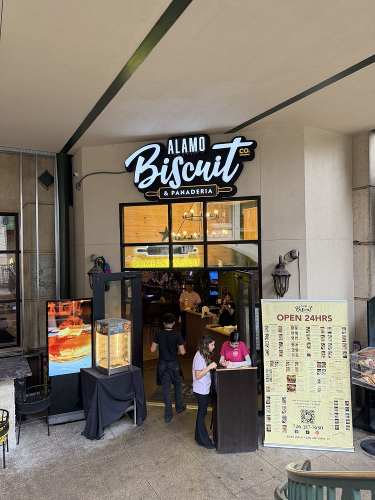Alamo Biscuit & Panaderia on the Riverwalk breakfast spot in San Antonio