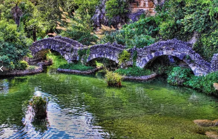 Stone paths at Japanese Tea Garden