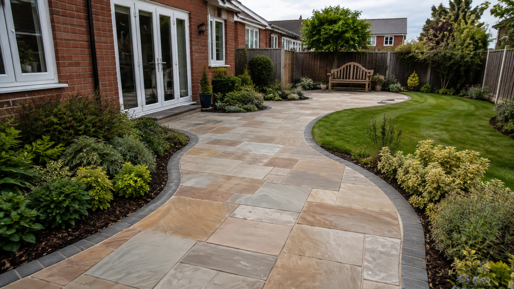 Flagging by SY Paving & Landscaping Specialists in Liverpool