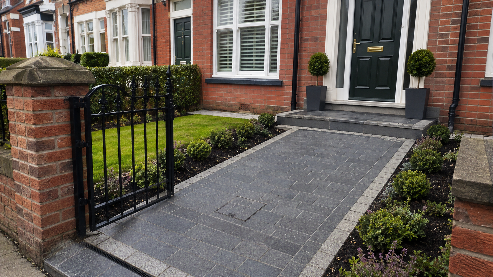 After paving transformation by SY Paving & Landscaping Specialists in Liverpool