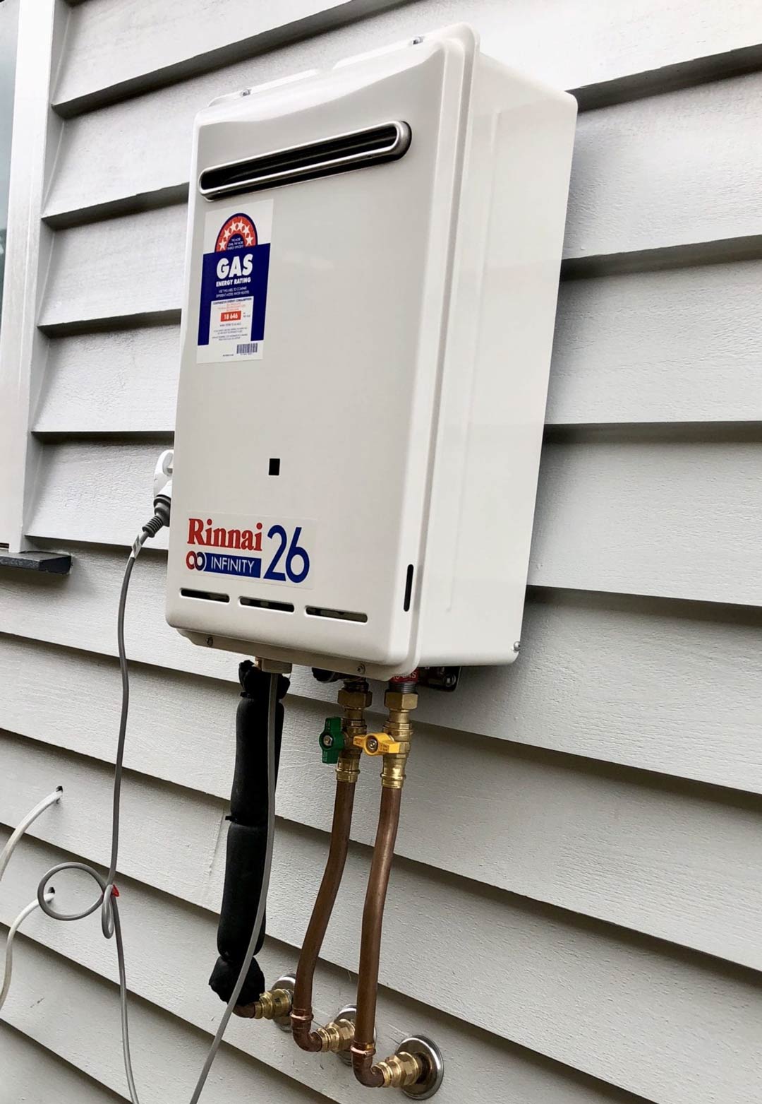 Gas hot water system installed by SPD Plumbing