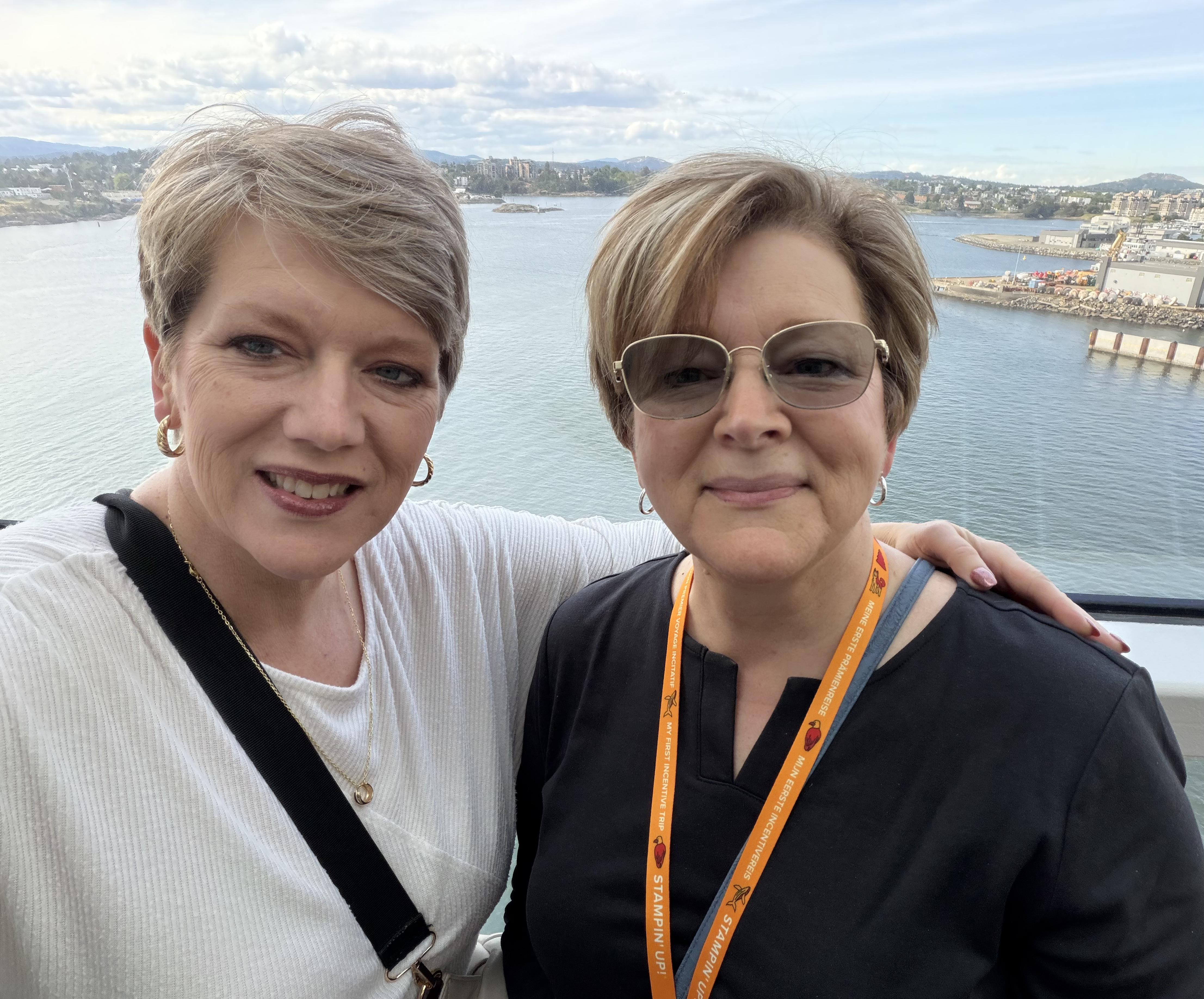 Sharon and Verna on the Alaskan Cruise. Verna earned the cruise which less than 1% of demonstrators achieve. Sharon and Verna on the Alaskan Cruise. Verna earned the cruise which less than 1% of demonstrators achieve.