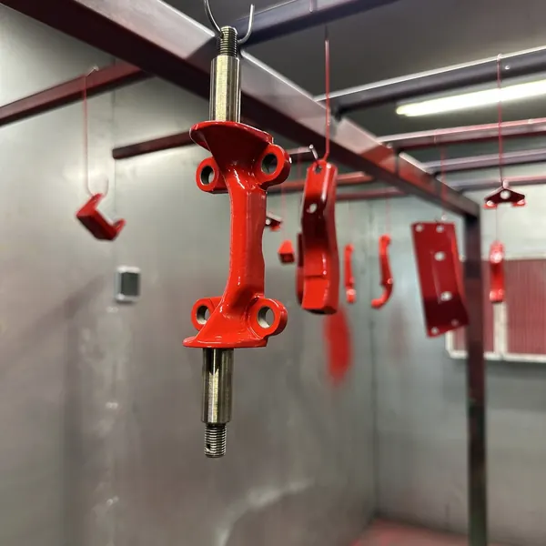 Red suspension parts