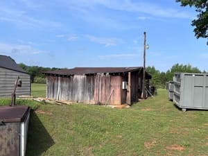 Storm damage clean up in Huntsville