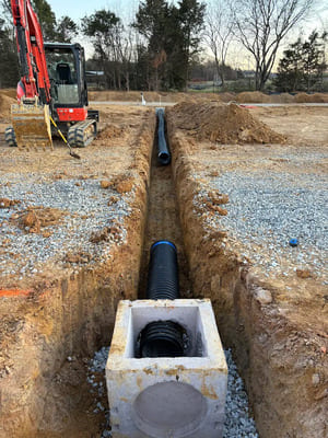Storm damage clean up in Madison county