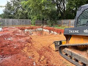 Land clearing in Huntsville