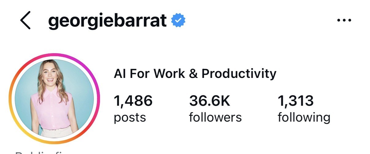 georgiebarrat profile: 1,486 posts, 36.6K followers