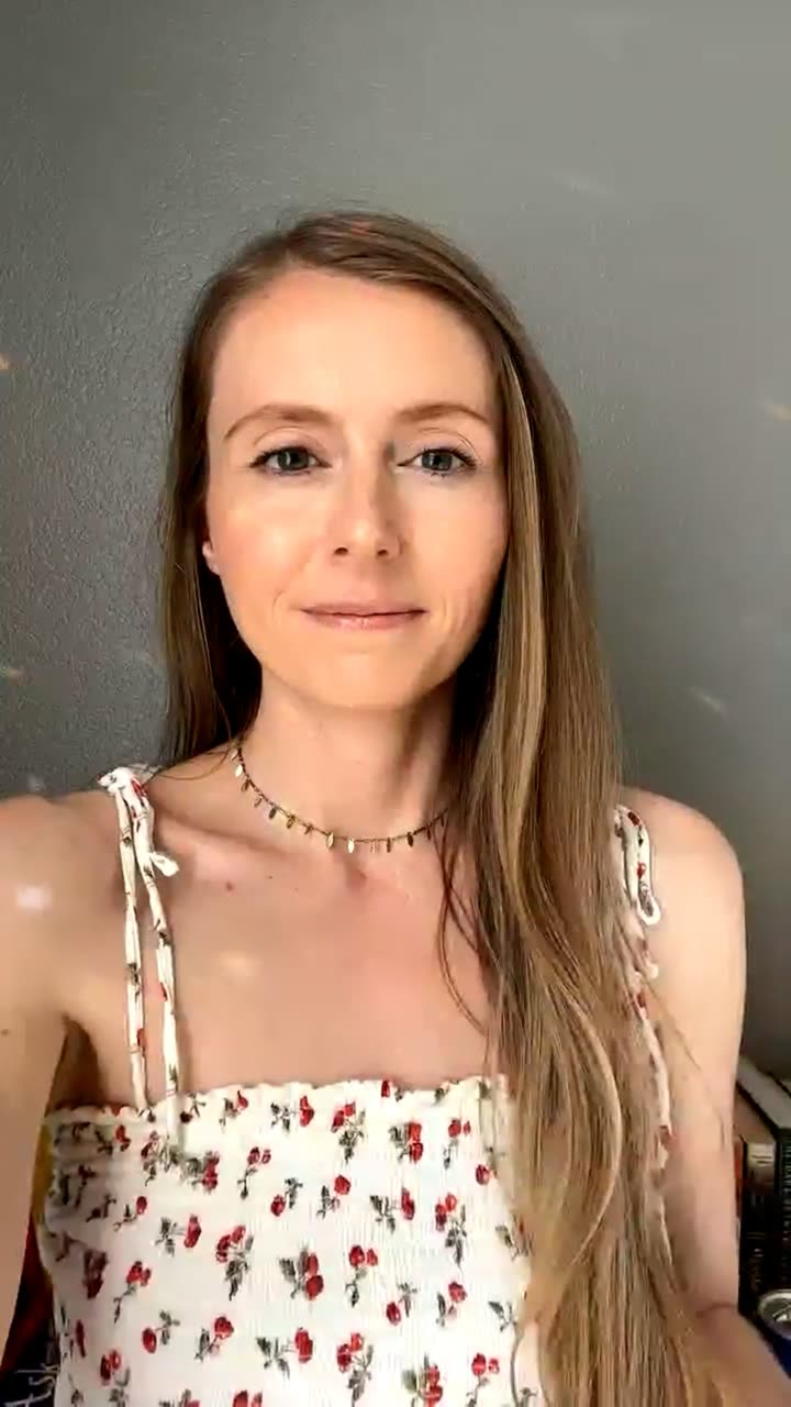 Katie, speaking to camera