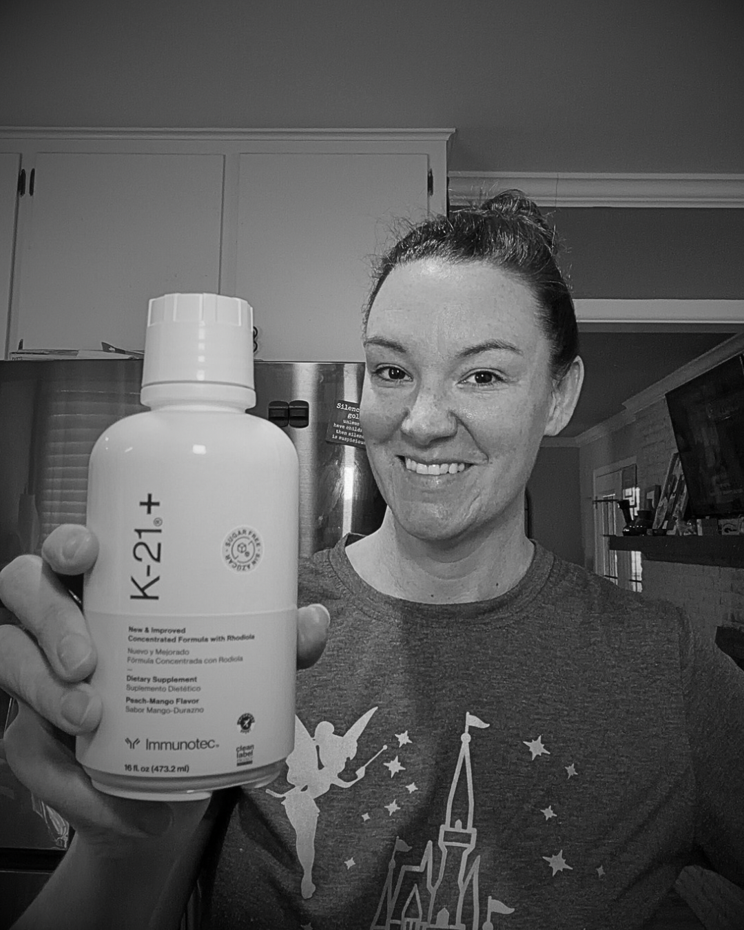 Kaitlin Richardson holding K-21