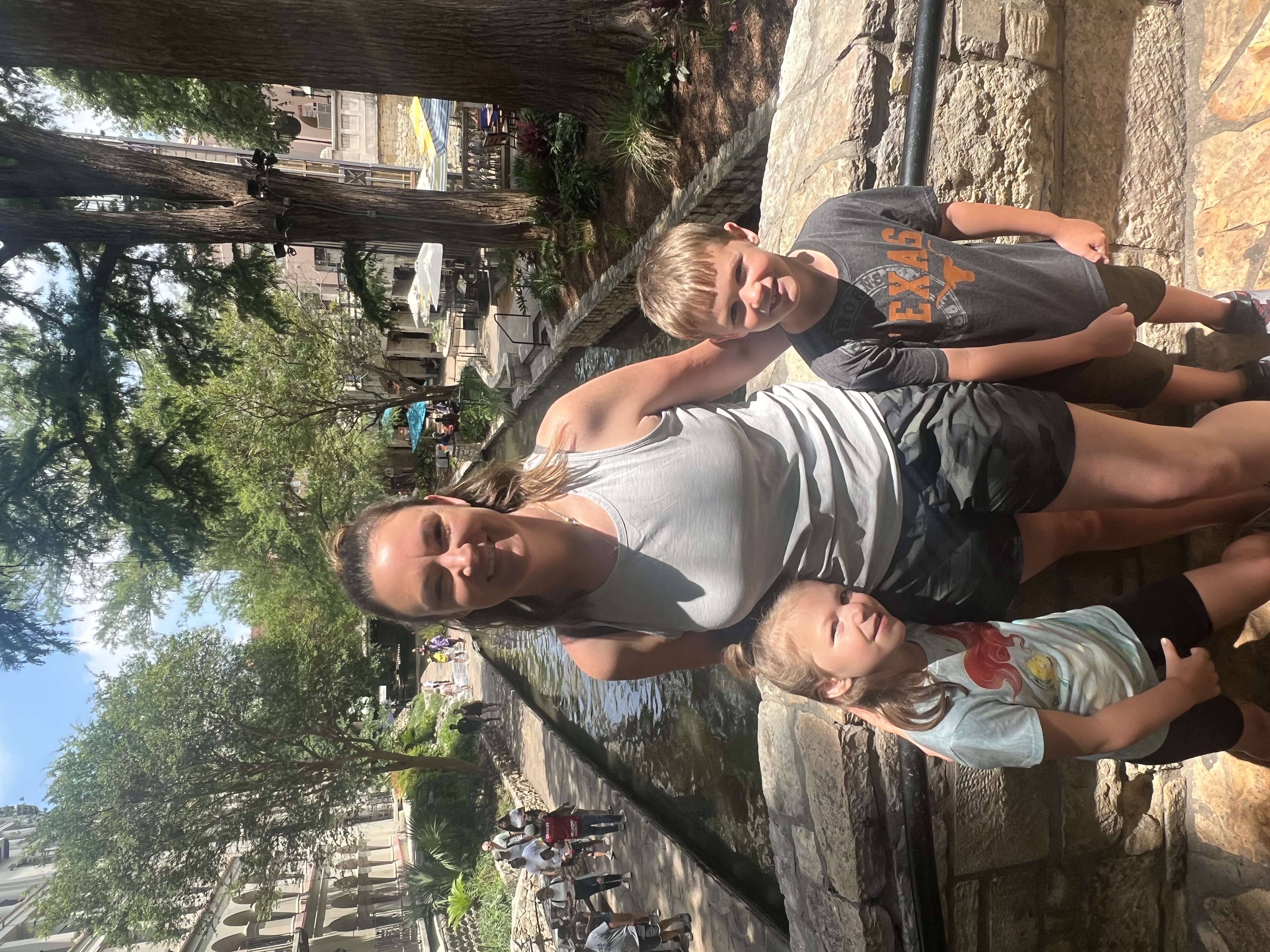 Kaitlin and her kids