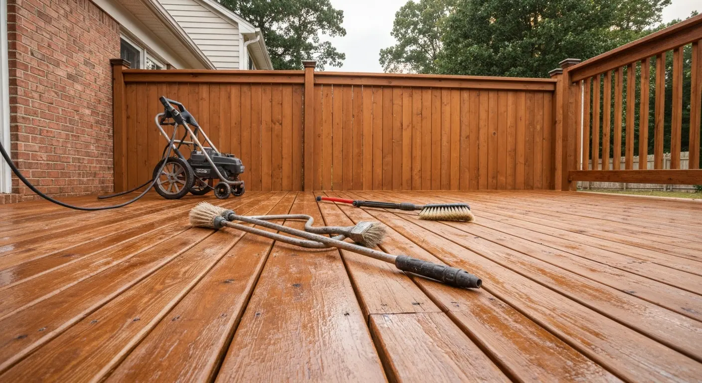 Deck and fence restoration