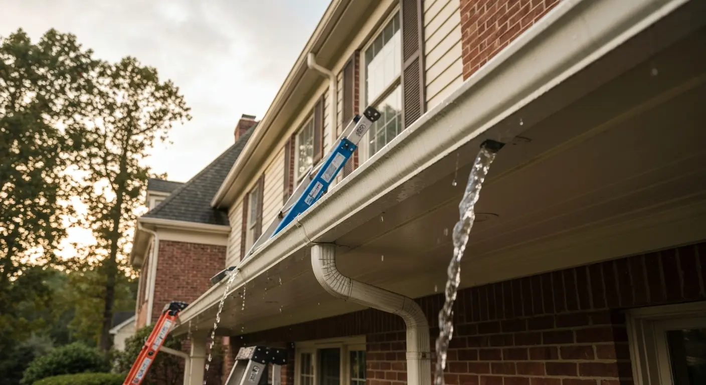 Gutter cleaning service