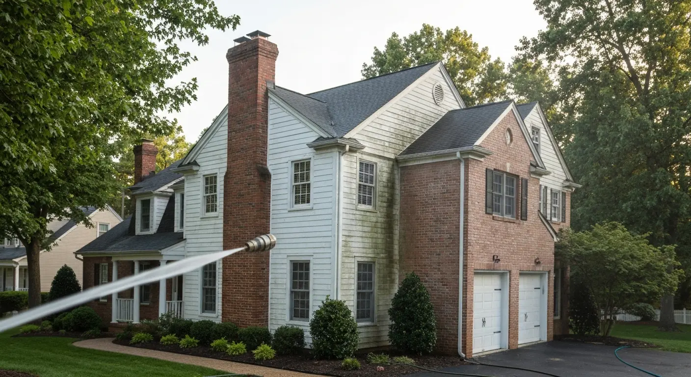 House washing service in Sterling VA