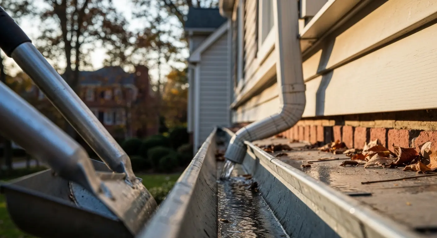 Gutter cleaning service
