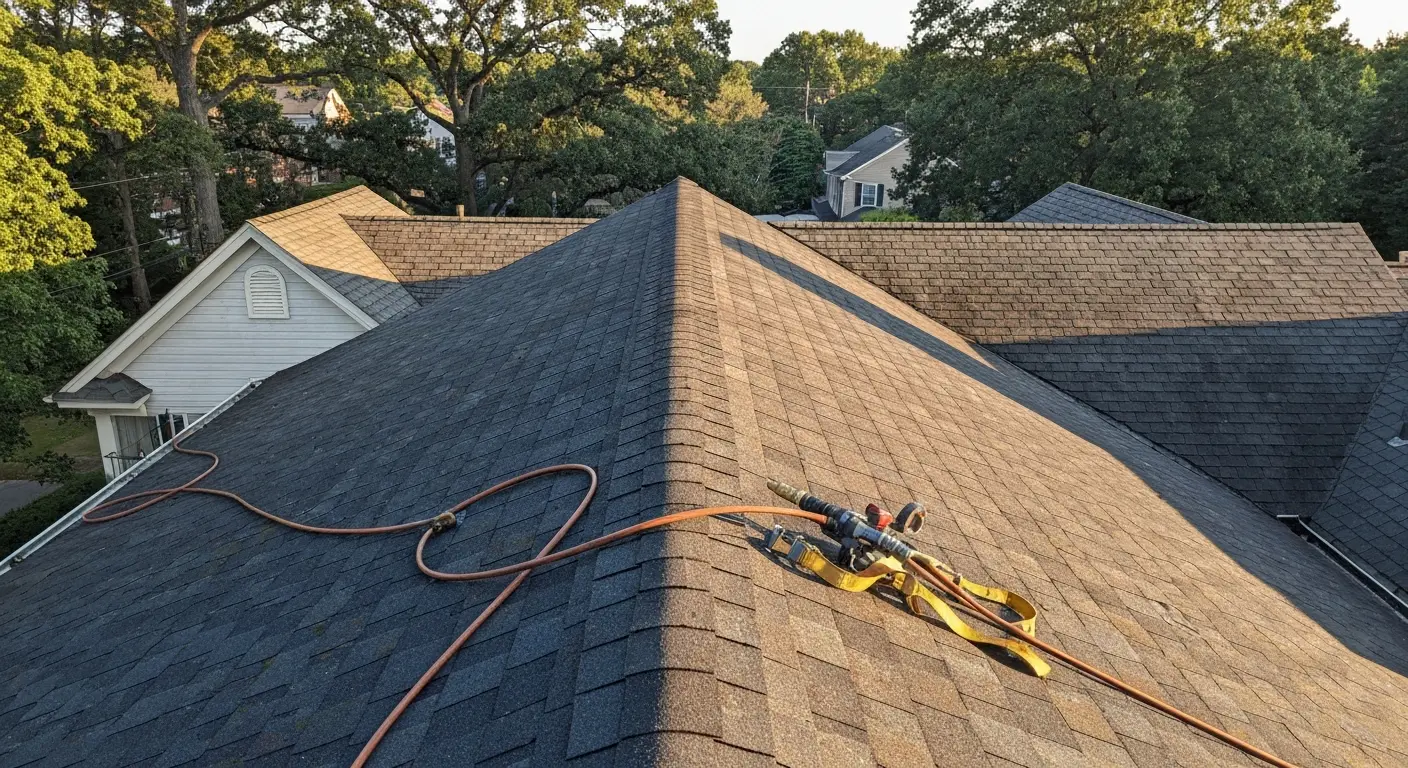 Roof cleaning service in Fairfax
