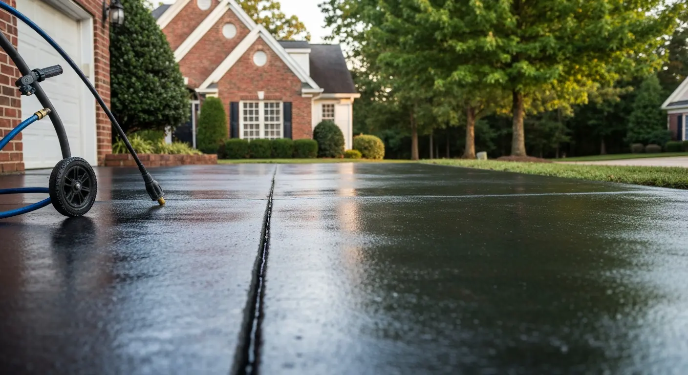 Concrete cleaning service