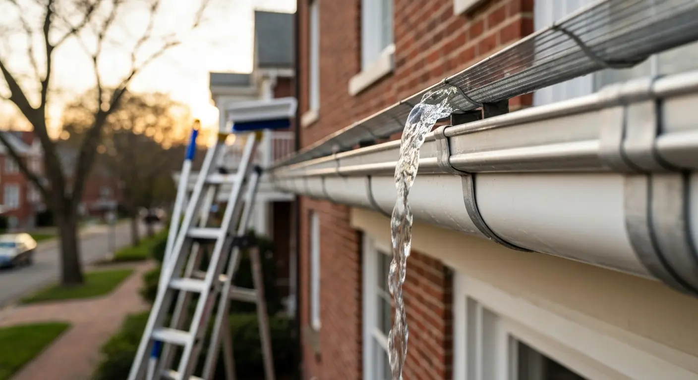 Gutter cleaning service