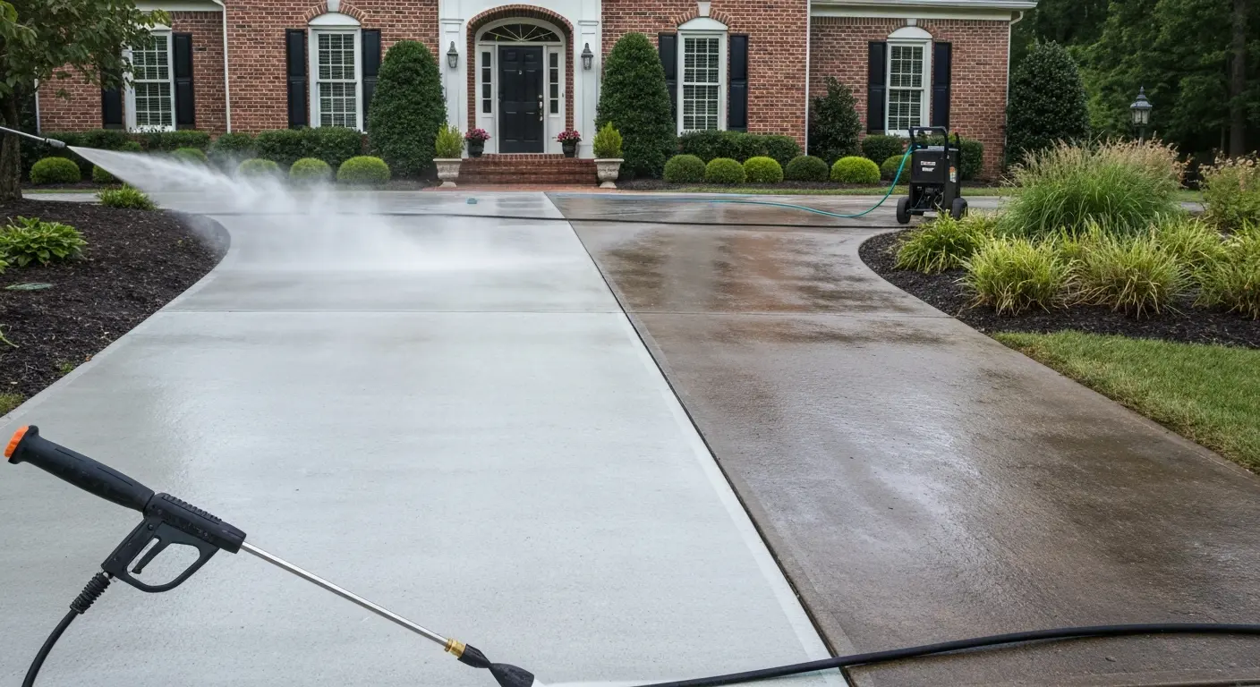 Concrete cleaning and pressure washing