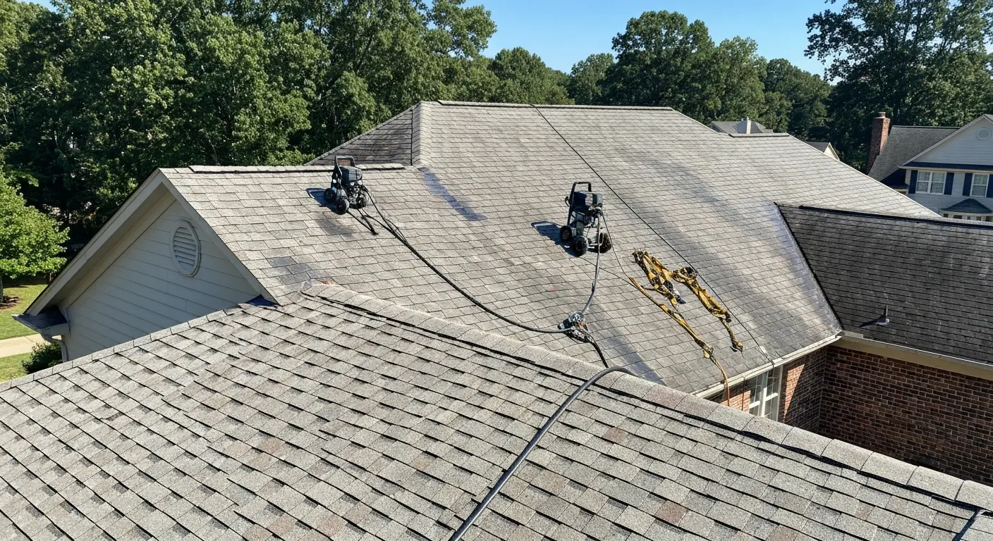 Roof cleaning service Leesburg VA