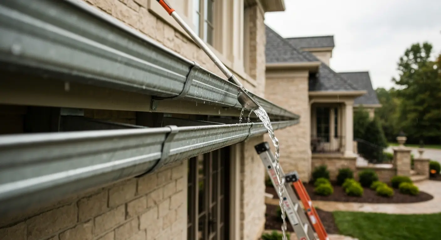 Gutter cleaning service in McLean