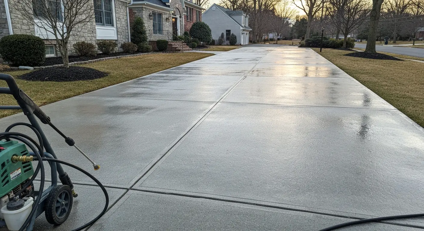 Concrete cleaning