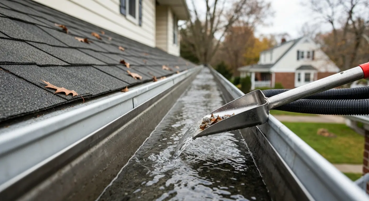 Gutter cleaning service