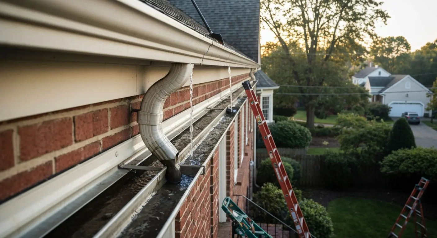 Gutter cleaning service