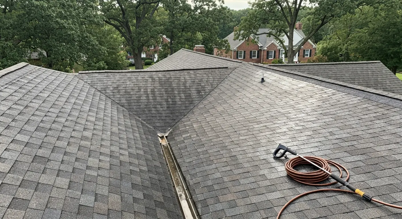 Roof cleaning in Sterling Park VA