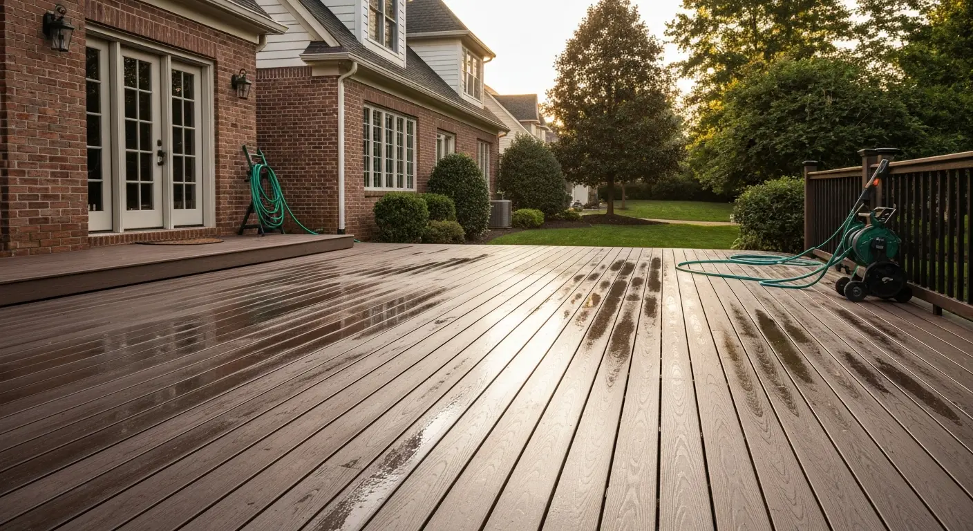 Deck cleaning in Fairfax