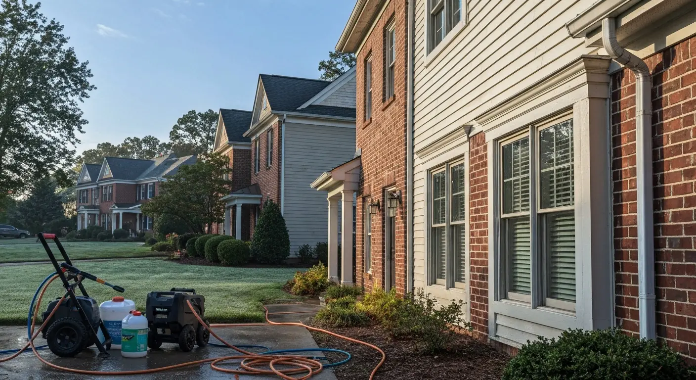 House washing service in Fairfax