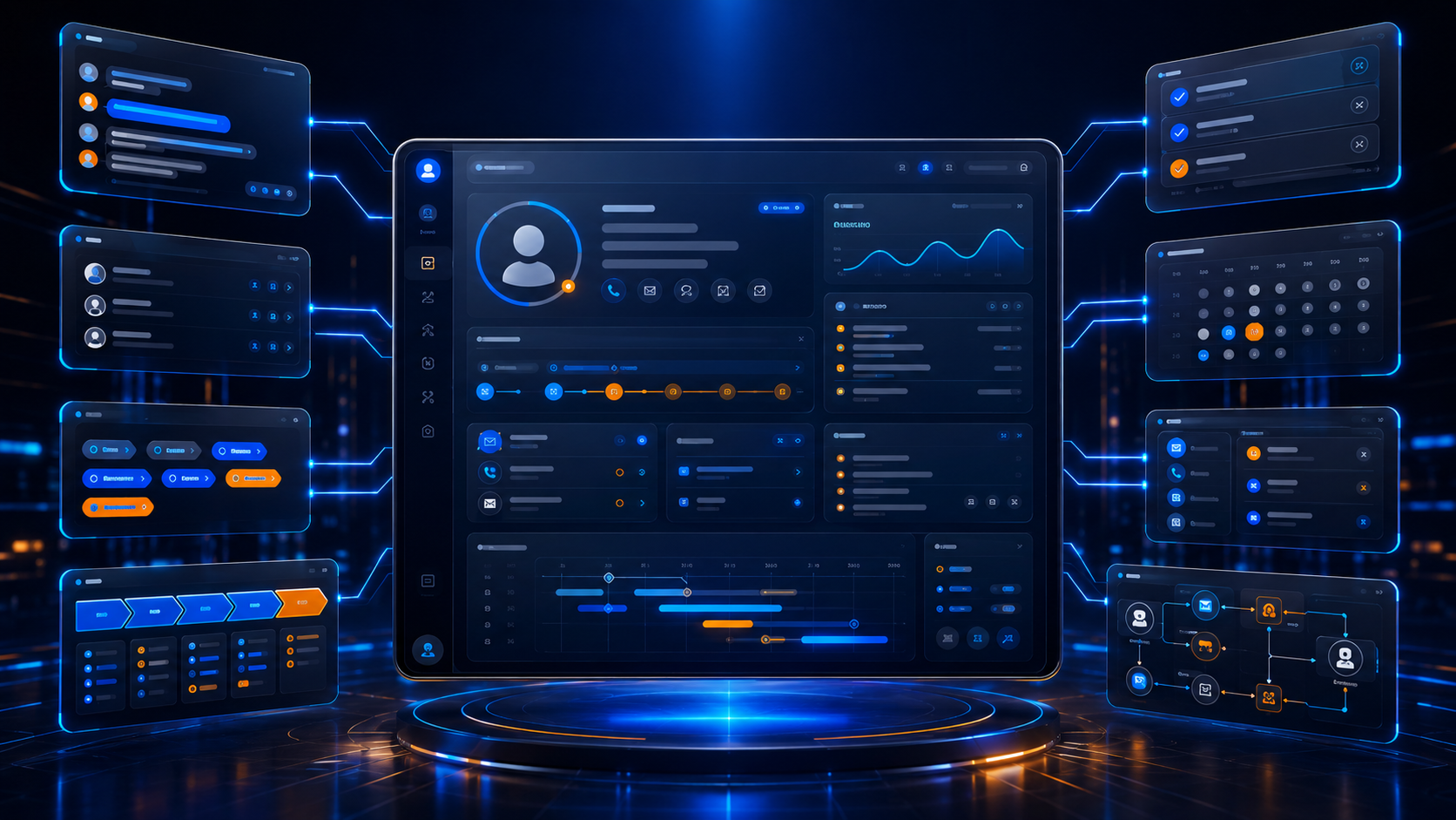 Base de datos y contactos registrados en CRM