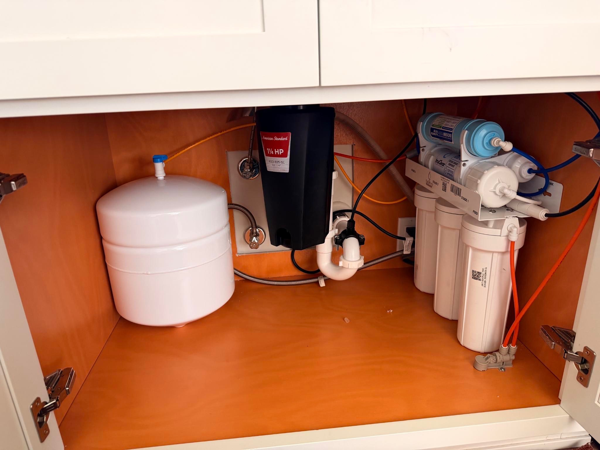Water filtration installation project