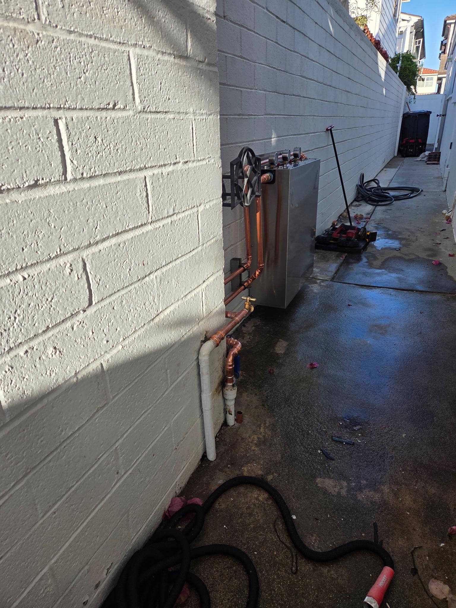 Water filtration installation project