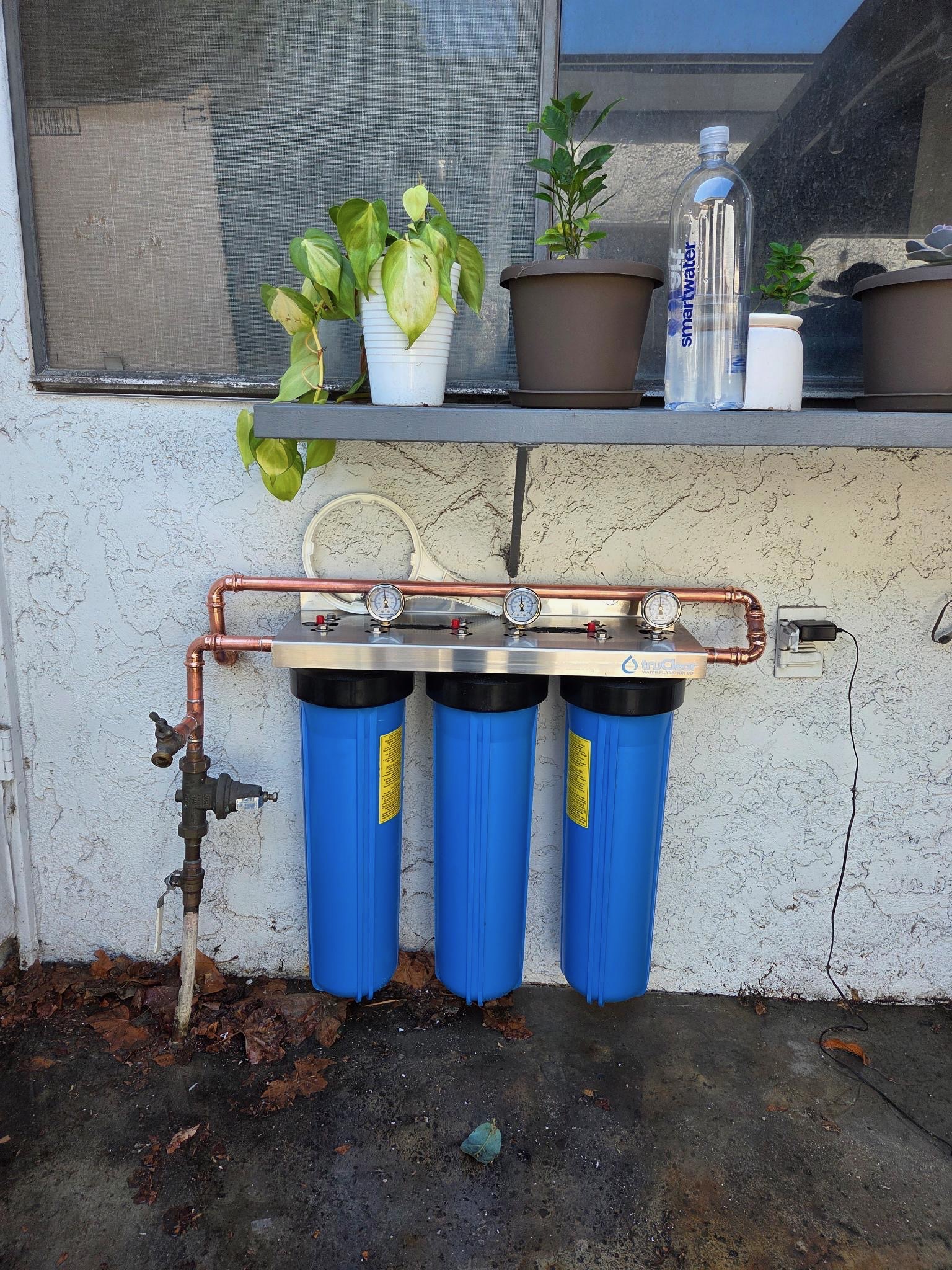 Water filtration installation project
