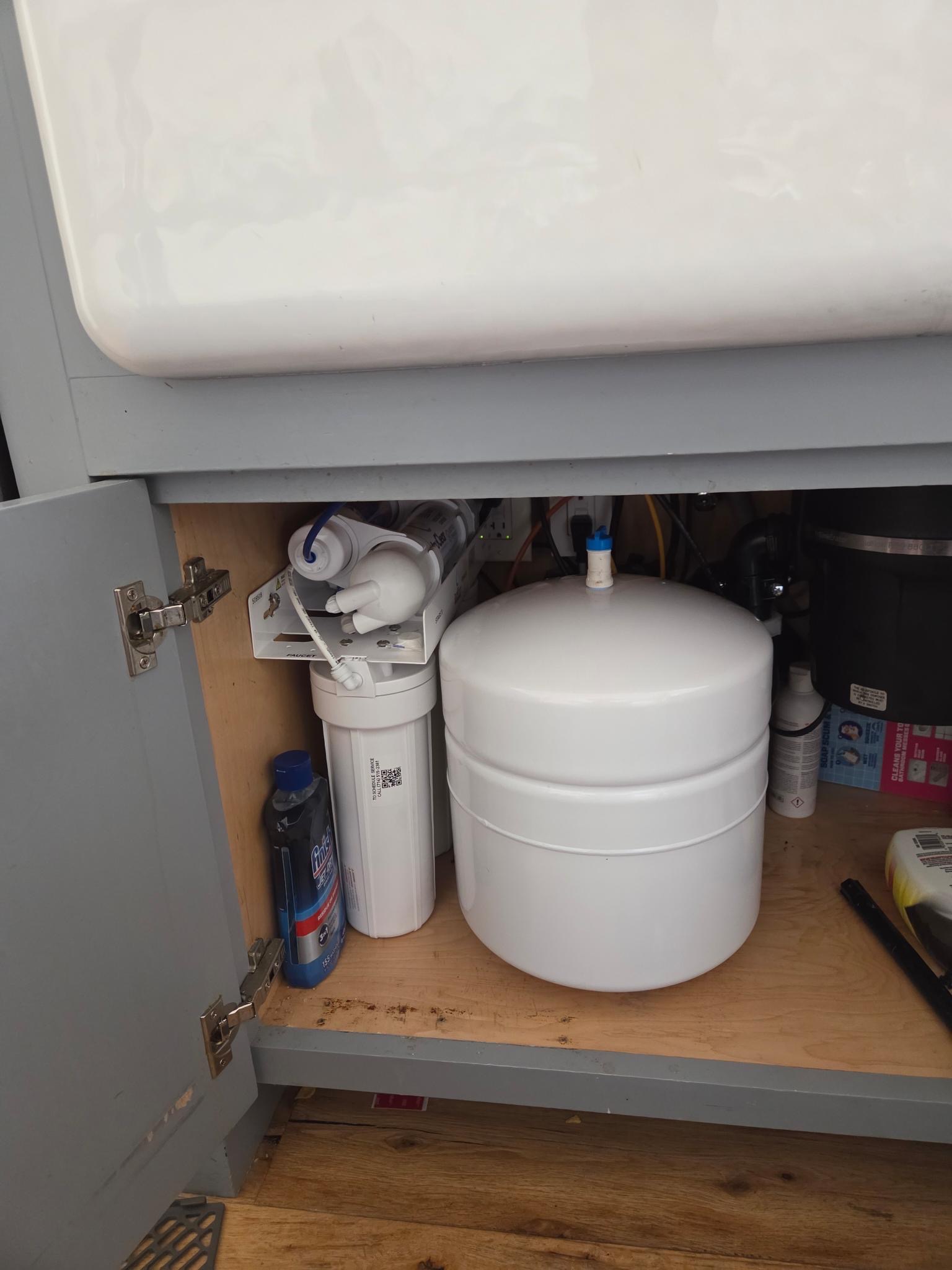 Water filtration installation project