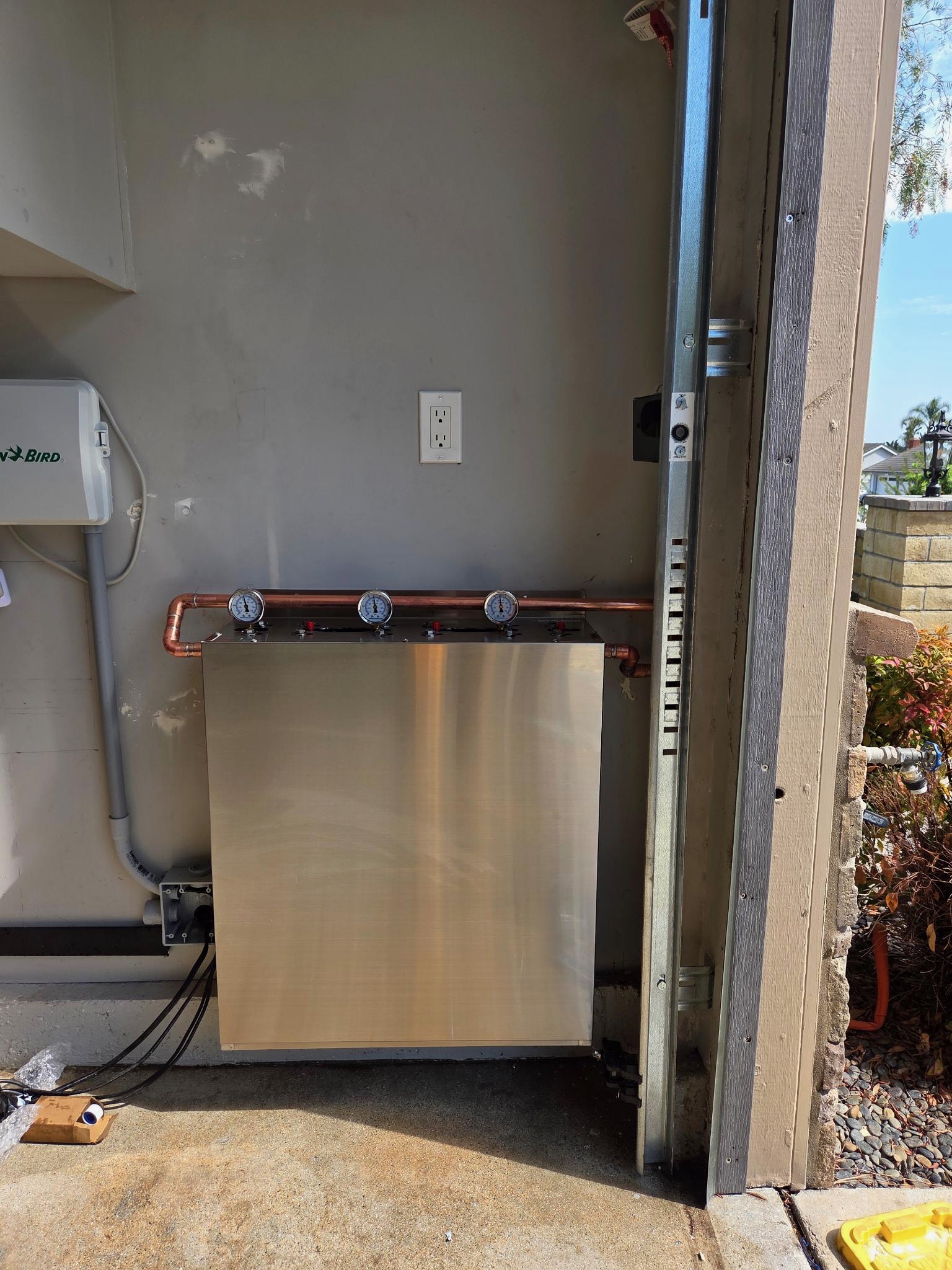 Water filtration installation project