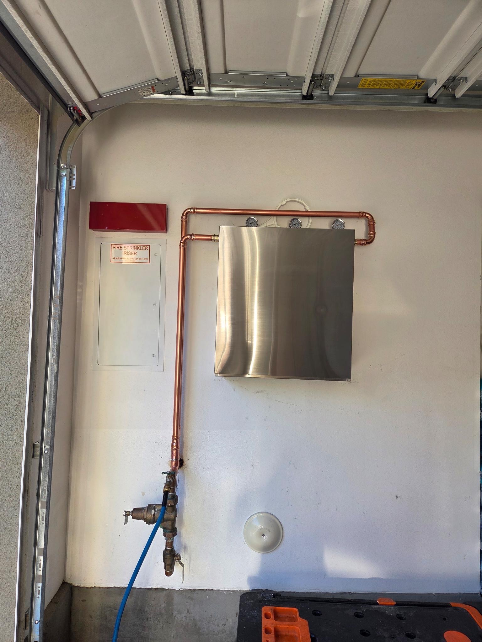 Water filtration installation project