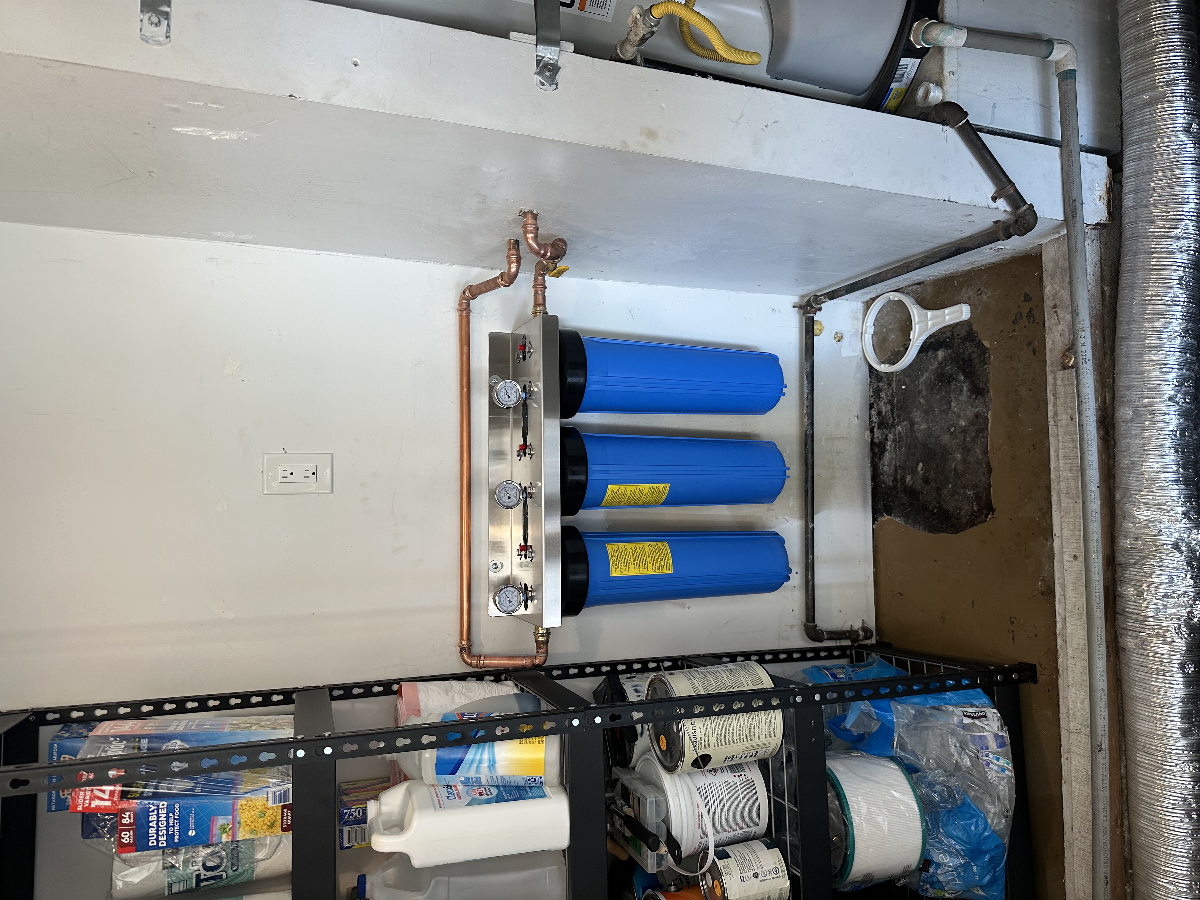 Water filtration installation project