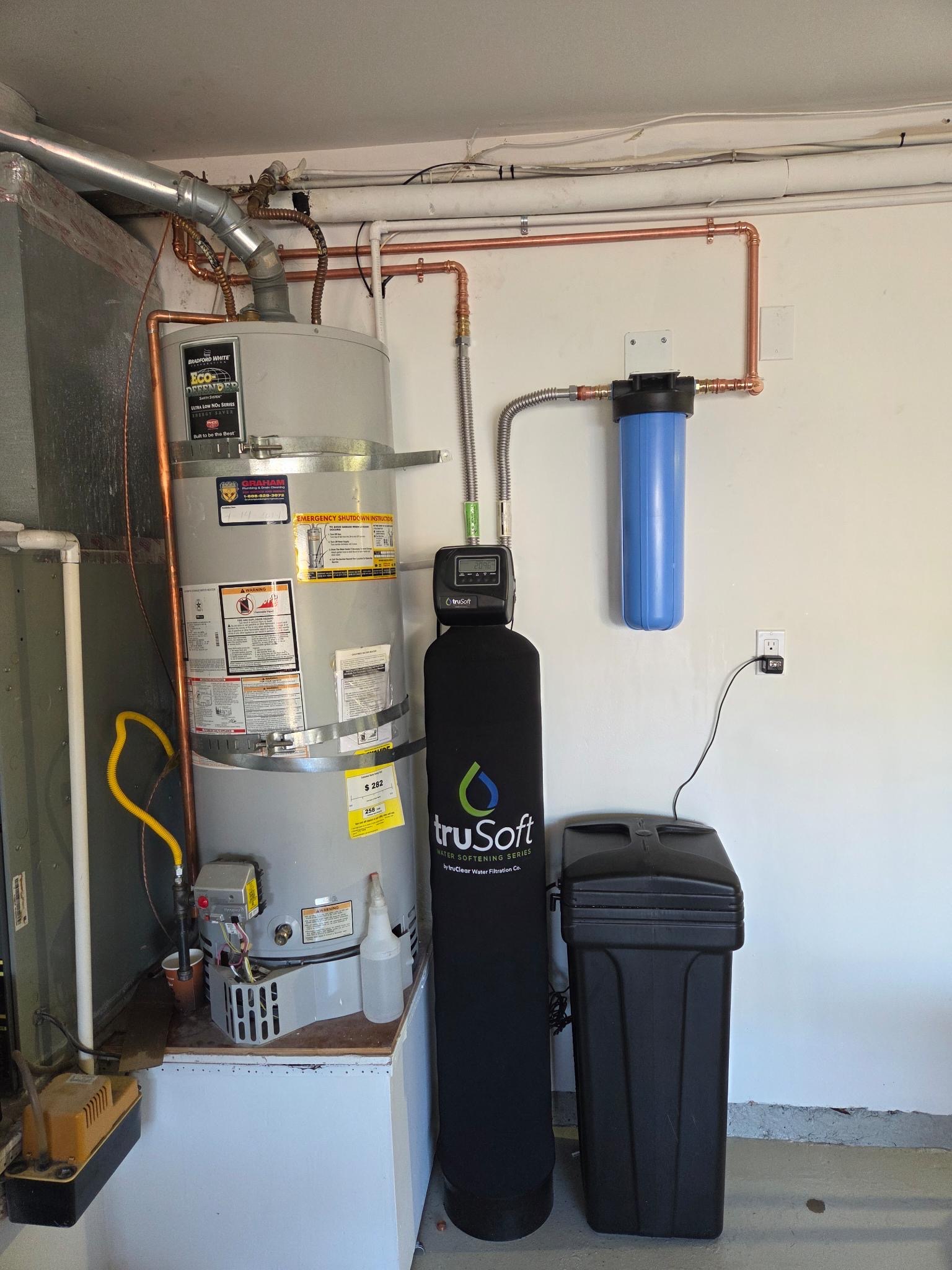 Water filtration installation project