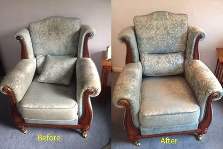Upholstery after professional cleaning in Thirsk, North Yorkshire