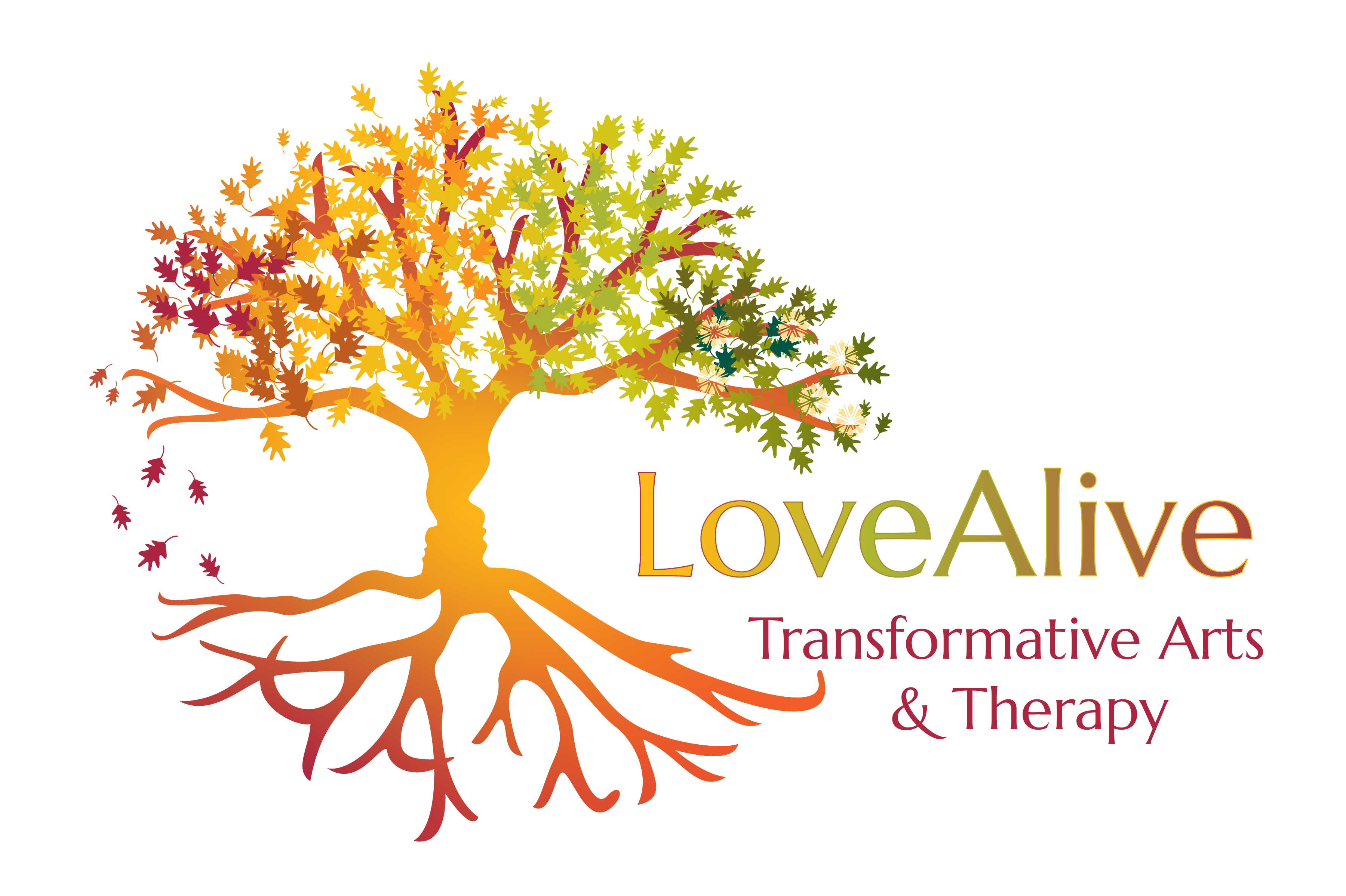 LoveAlive Transformative Arts & Therapy Logo