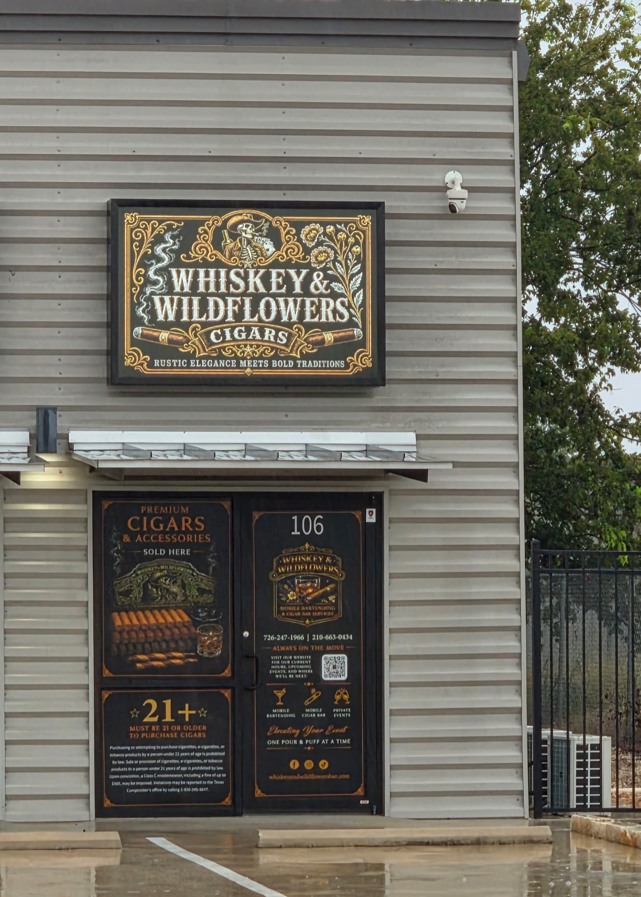 Whiskey & Wildflowers storefront