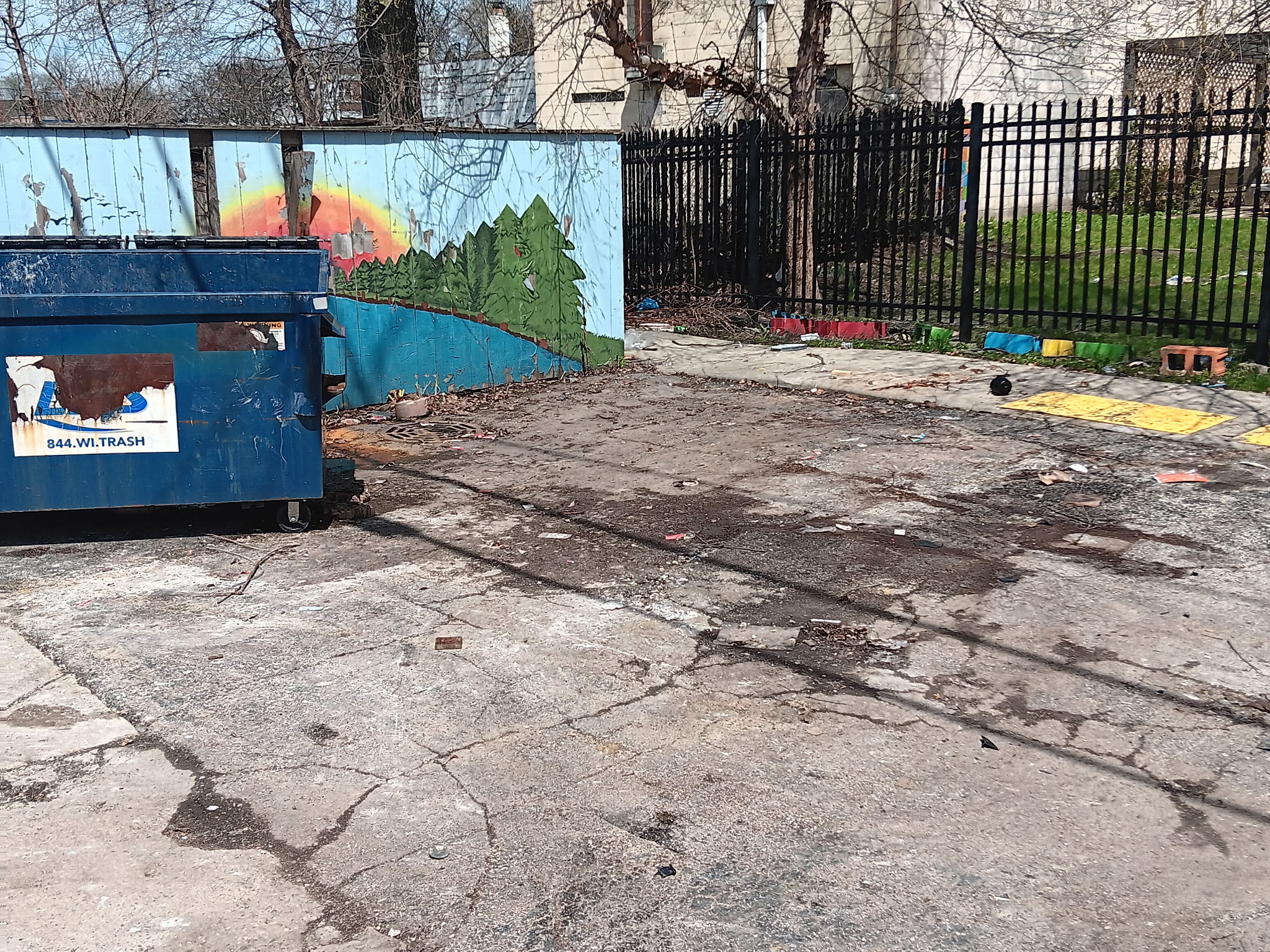 Cleaning job after — outdoor junk clearance, Milwaukee WI