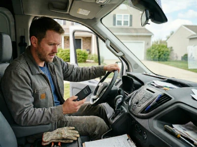 small-business owner-operator sitting in the driver’s seat